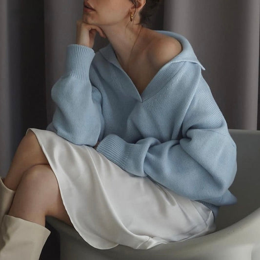 Elle V-neck Sweater