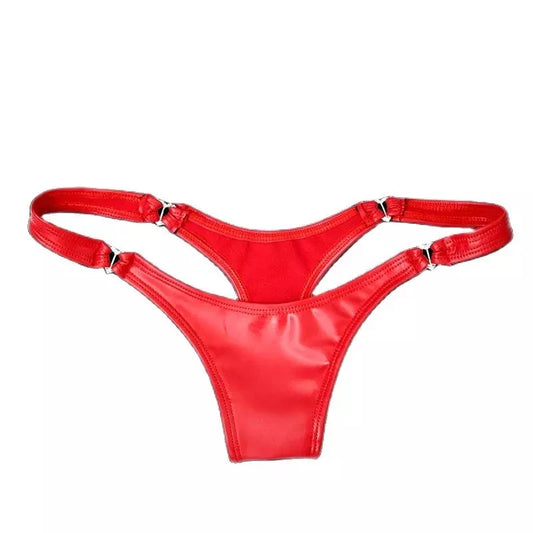 Zara Glossy Leather Underpants