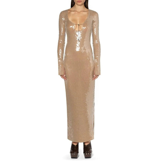 Mira Sequin Maxi Dress