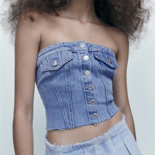 Juno Denim Corset