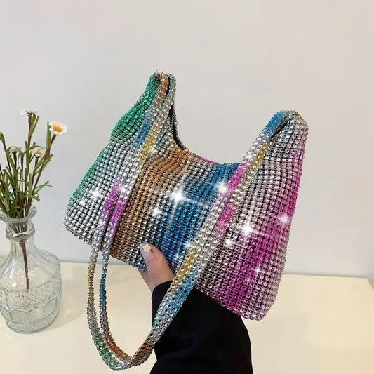 Cleo Rhinestone Sparkling Handbag