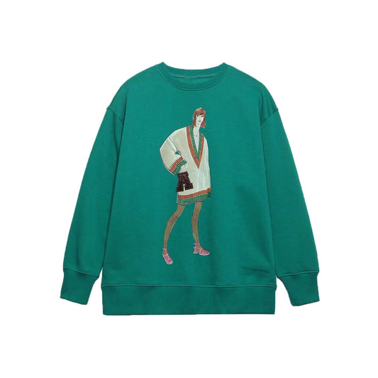 Diana Print Sweatshirt