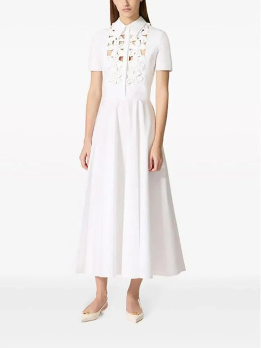 Isla Flower Short Sleeves Maxi Dress