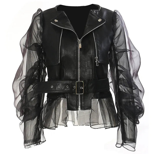 Nina Faux Leather Jacket