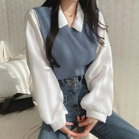 Zara Polo Collar Blouse