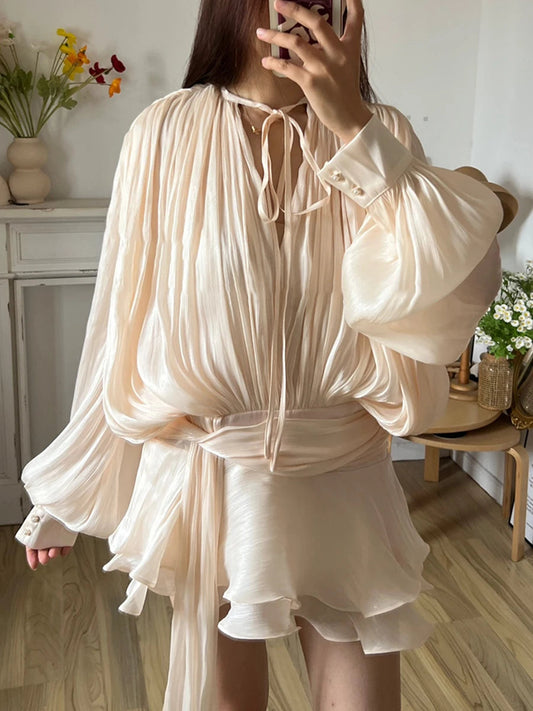 Kira Blouse Mini Dress