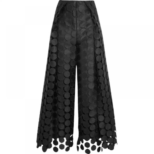 Talia Waisted Polka Dot Pants