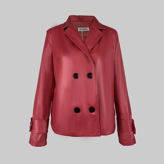 Talia Faux Leather Jacket