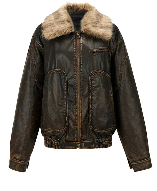 Olive Distressed Jacket