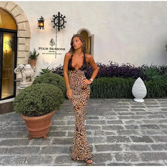 Luna Print Maxi Dress
