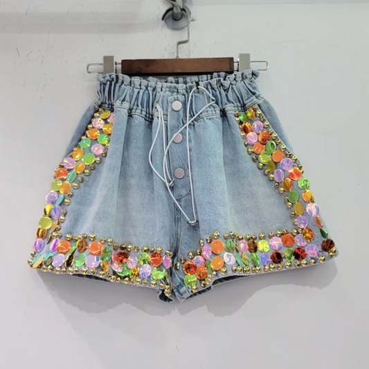 Amara Sequins Short