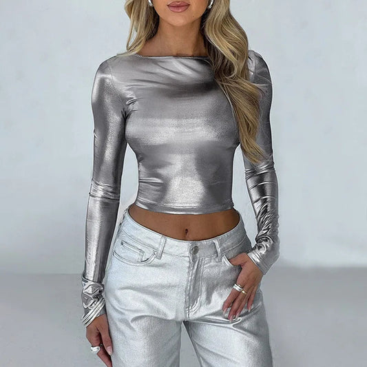 Vera Patent Leather Top