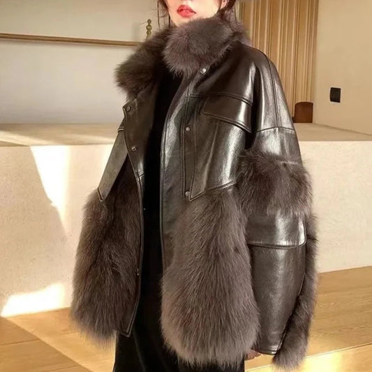 Olive Fur Coat
