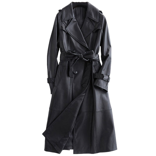 Luna Leather Frederica Trench Coat