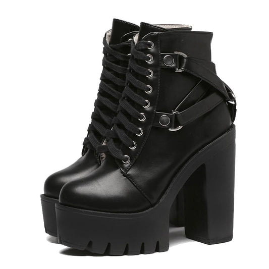 Faye Heel Boots