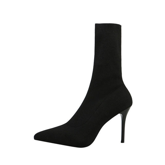 Rhea Knitted High Heels