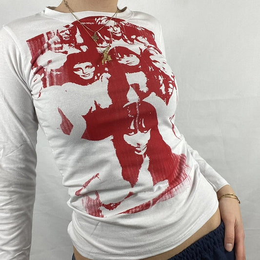 Rhea Women Vintage Crop Top