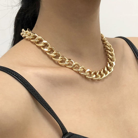 Luna Lock Chain Necklace