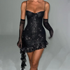 Kira Ruffle Mini Dress