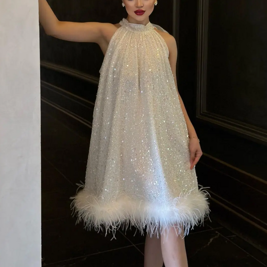 Vera Feather Dress