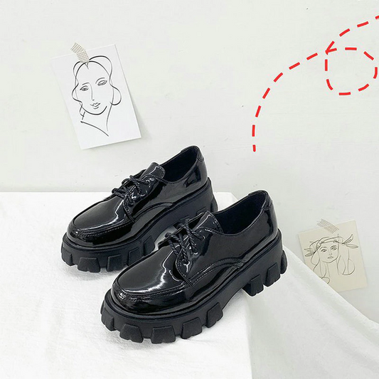 Cleo Luxury Shoes (Patent Black)