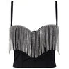 Gia Rhinestone Tassel Top