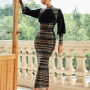 Bella Black Velvet Dress
