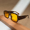 Zola Retro Rectangle Sunglasses