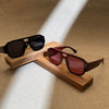 Zola Retro Rectangle Sunglasses