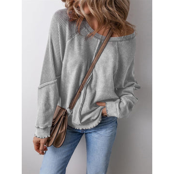 Lena Waffle Pullover
