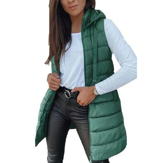 Tove Long Puffer Vest
