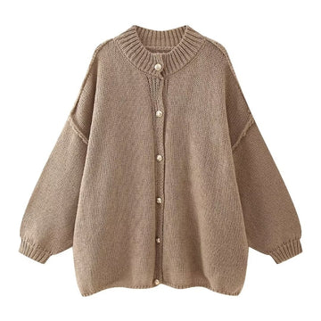 Maison Cable Knit Cardigan