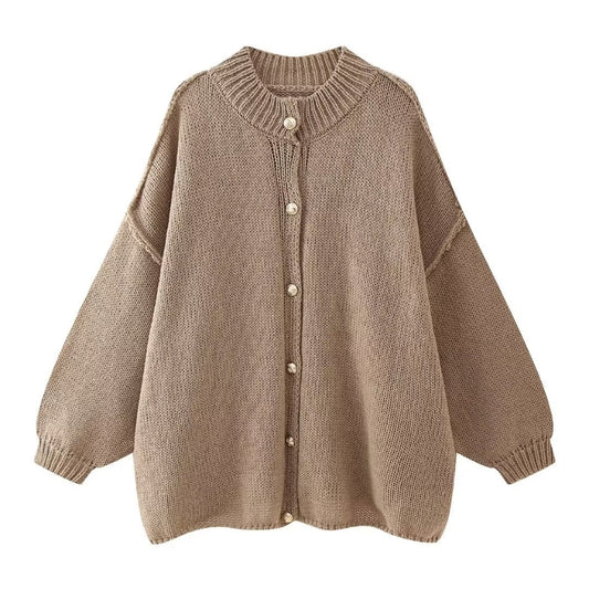 Maison Cable Knit Cardigan