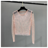 Talia Shiny Long Sleeve Top