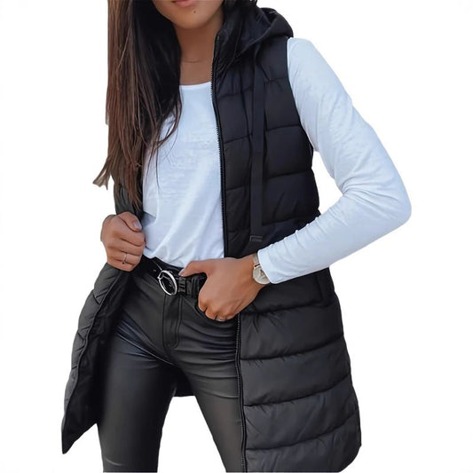 Tove Long Puffer Vest