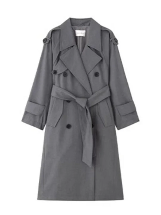 Vera Oversized Khaki Trench Coat