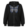 Elle Rhinestone Butterfly Pullover