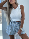 Mira Rhinestone Chic Shorts