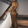 Isla Print Long Dress