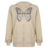 Elle Rhinestone Butterfly Pullover