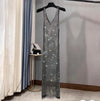 Rhea V-neck Sparkling Dress