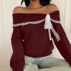 Delia Off Shoulder Sweater