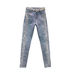 Olive Blue Slim Jeans