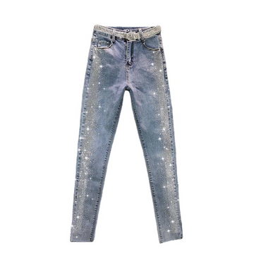 Olive Blue Slim Jeans
