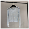 Talia Shiny Long Sleeve Top