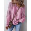 Lena Waffle Pullover
