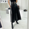 Siena Leather Long Skirt
