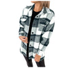 Elle Check Collared Outerwear