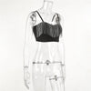 Gia Rhinestone Tassel Top