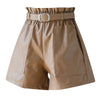 Rhea Leather Shorts